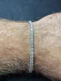 Moissanite Silver Tennis Bracelet