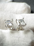 Moissanite Silver Cubic 6x6mm