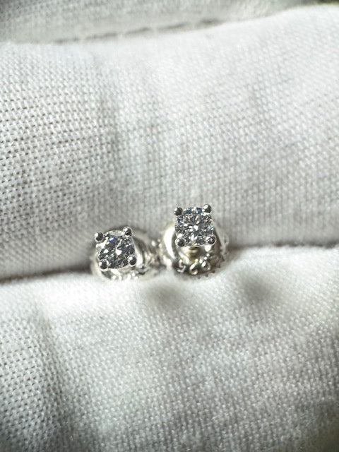 Moissanite Round Silver 3mm