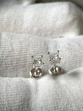 Moissanite Silver Cubic 3x3mm