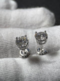 Moissanite Round Silver 6mm