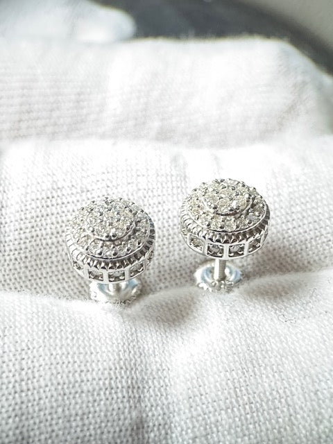 Moissanite Silver 3 Tier